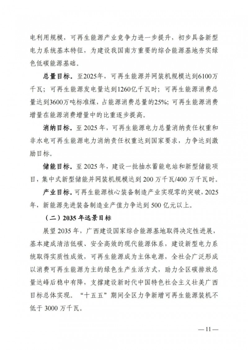 廣西“十四五”規(guī)劃：大力發(fā)展光伏發(fā)電，到2025年新增光伏裝機(jī)15GW！