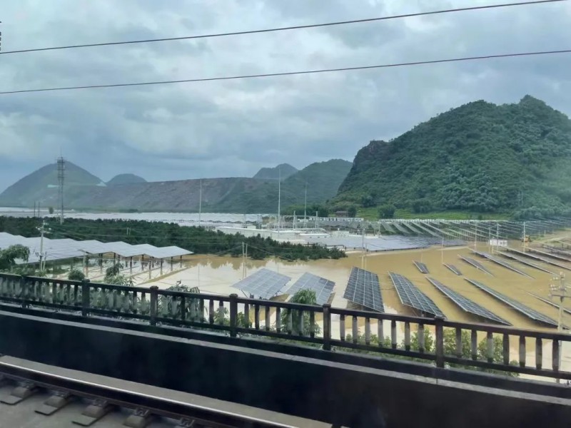 地面電站秒變漂浮電站，又一光伏電站被水淹！