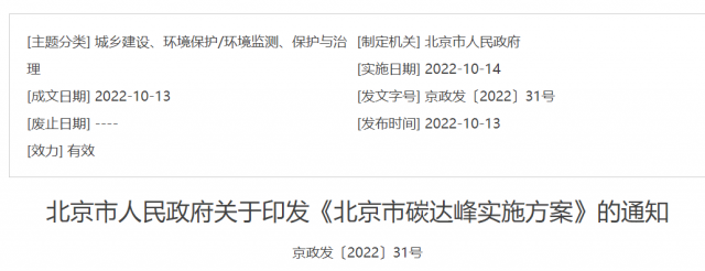 2030年風(fēng)光總裝機(jī)5GW！北京市碳達(dá)峰實(shí)施方案印發(fā)